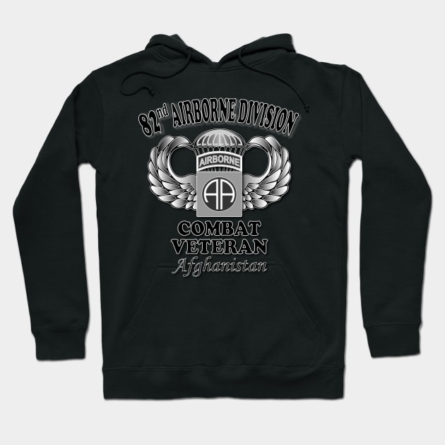 82nd Airborne Combat Veteran- Afghanistan Hoodie by Relaxed Lifestyle Products